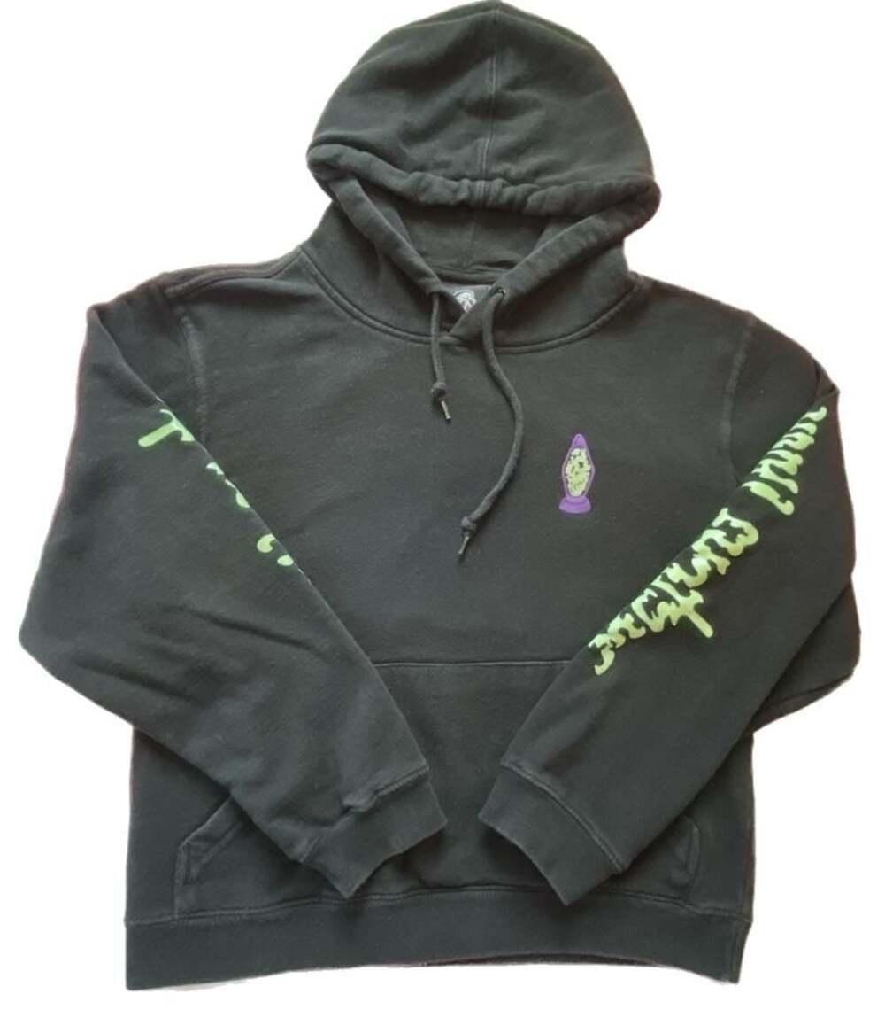 Lurking Class by Sketchy Tank Edgy Skater Skull Mushrooms Fungus Graphic Hoodie